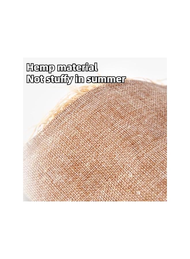 Hamster and Rabbit Tunnel Bed House, for Guinea Pigs Chinchillas Mat House Nest, Grass Sleep Hideaway Toy Hut - Straw Chinchilla Guinea Pig Nest - Little Pet Raffia Aisle (Large) - Image 4